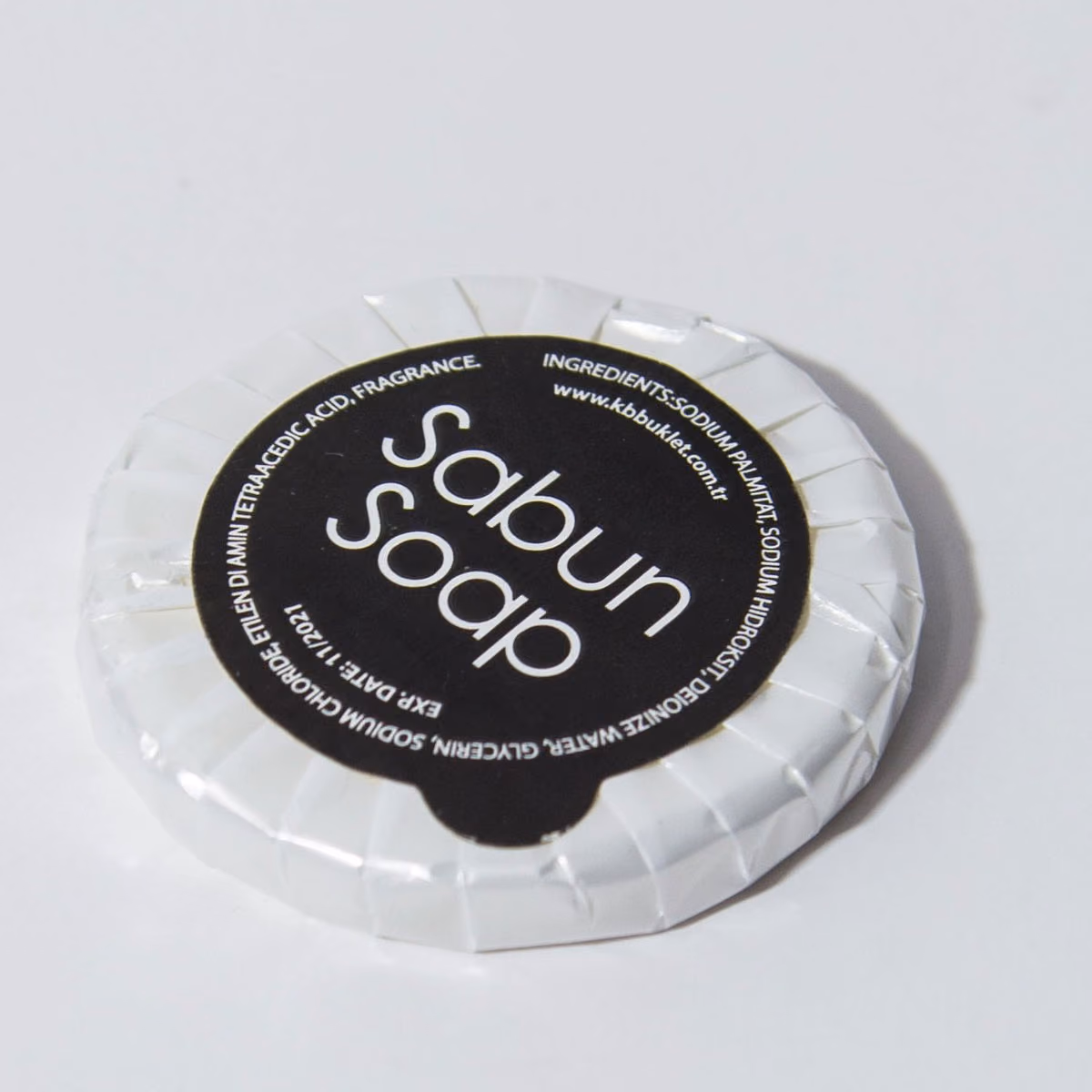 Logo Etiketli Pile Sargılı Sabun 15 GR