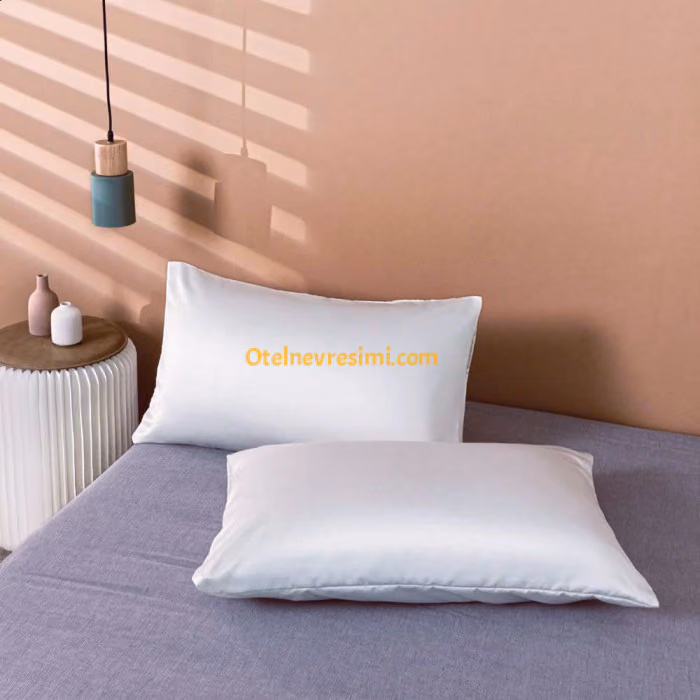 Lumbuz Serisi 120 Tel Düz Saten Yastık Kılıfı 50X70 cm