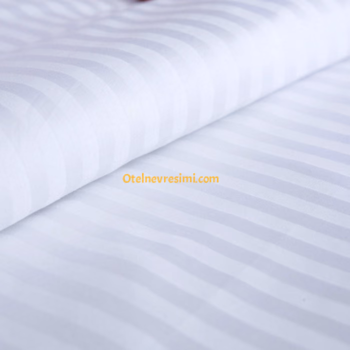 Patrisa Serisi 120 Tel Çift Kişilik Saten Yollu Nevresim 200x220 cm (Sadece Çarşaf)